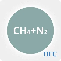 ПГС-ГСО 1 разряд Метан (СН4) 2% в азоте N2  в стальном баллоне 5 л. вентиль латунь