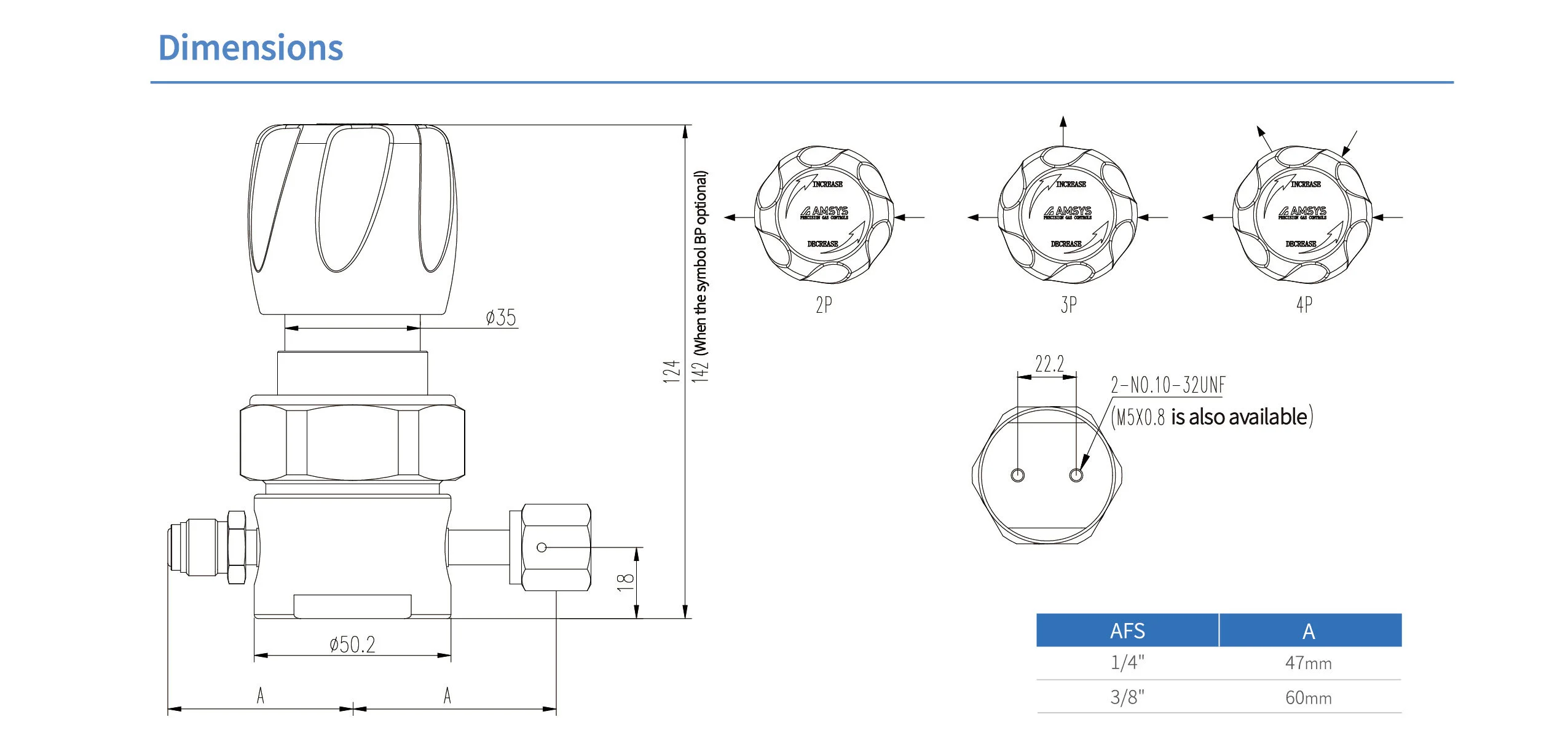 Регулятор AMFLO UHP AU21 Материал: Код SH (Body-SUS316L VAR,Poppet, Nozzle,Diaphragm,Gland- Hastelloy® C-22, Seat: PCTFE) ; Поверхность 0.25 um; 2х портовый, CV-0.09