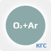 Калибровочная газовая смесь: КИСЛОРОД (О2) 0.0008 % + АРГОН (Ar) ост. в баллоне 50 л. Сталь, вентиль Латунь