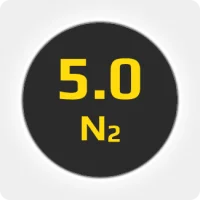 Азот (N2) ОСЧ 5.0 (99,999%) в баллоне 10л 150 бар, соединение  G 3-4 (DIN 9)