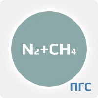 ПГС ГСО 1 разряд азот (N2) 7,5% метан (СН4) 92,5% (об.доля, %) в стальном баллоне 40 л. вентиль латунь