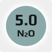 Закись азота (N2О) 5.0 (99,999%) в баллоне 40л, наполнение 20 кг.  соединение G3/4 (DIN9)