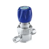 Регулятор AMFLO UHP AU21 Материал: Код ZHP (Body,Gland-SUS316L, Poppet, Nozzle, Diaphragm - Hastelloy® C-22, Seat: PCTFE) ; Поверхность 0.25 um; 2х портовый, CV-0.09