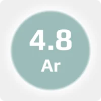 Аргон (Ar) 4.8 (99,998%)в баллоне 50л 200бар, соединение  G3-4 (DIN 9)