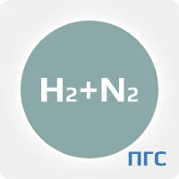 ПГС ГСО 1 разряд водород (Н2) 97,5 %  в азоте (N2) в баллоне стальном 5 л. вентиль латунь
